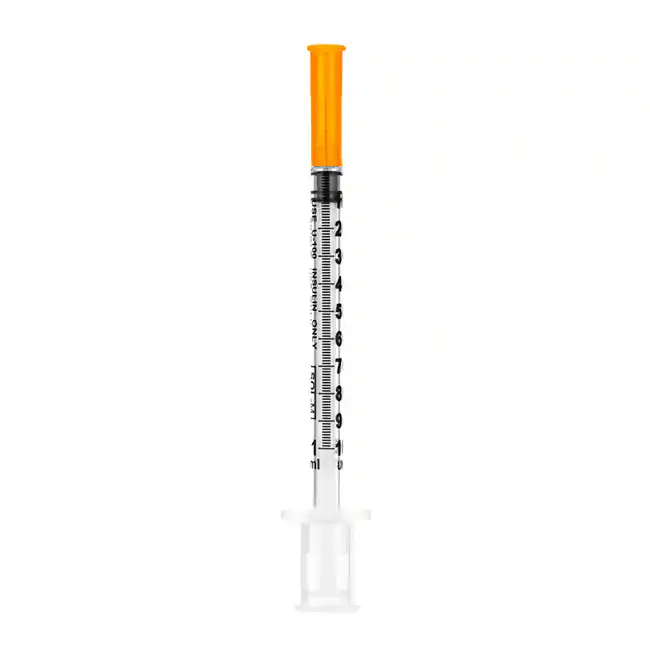 INSULIN SYRINGE 30G 1ML 8MM Sol-M low dead space research grade - Pioneer Peptide