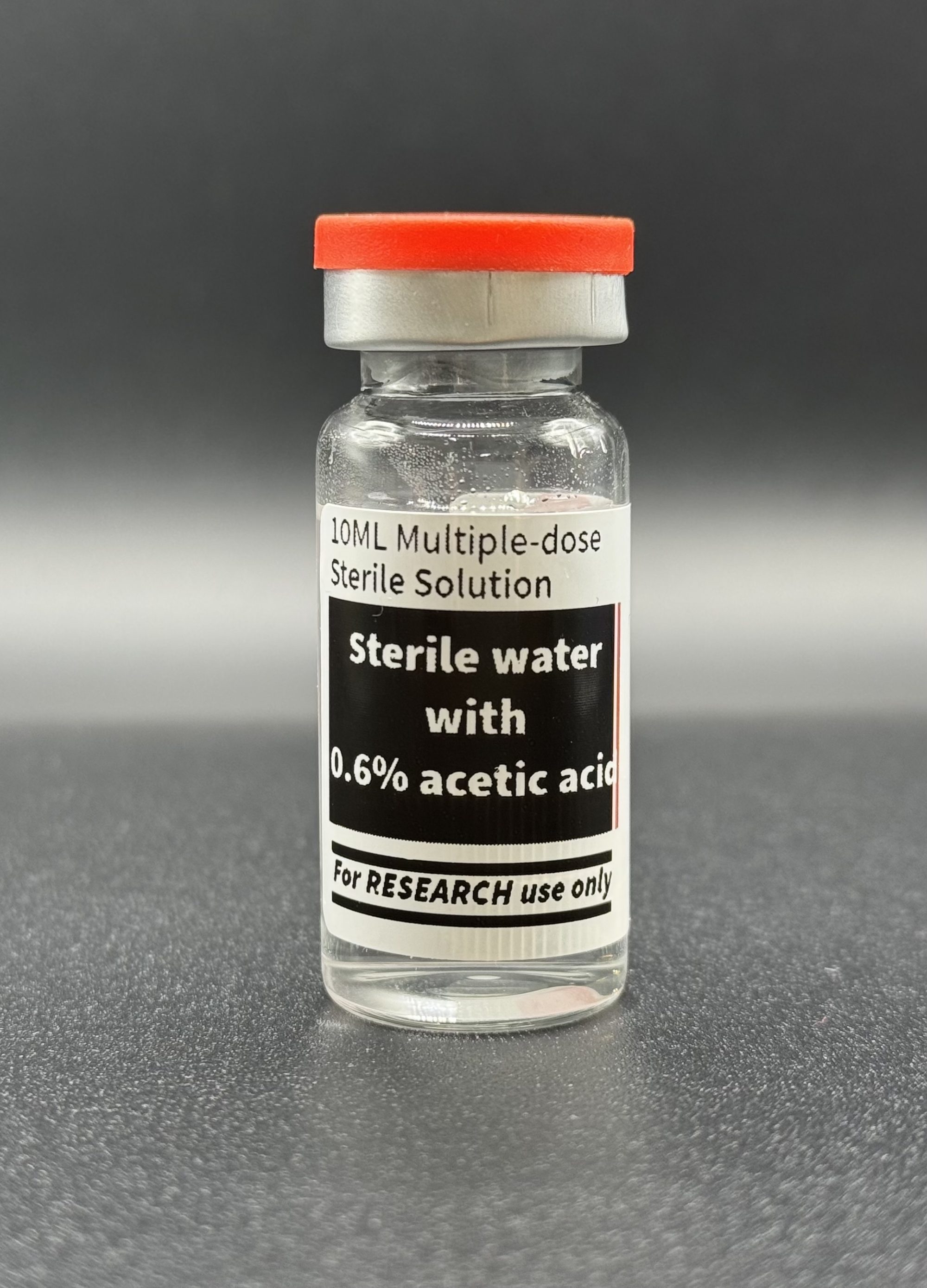 Acetic Acid Water 10ml Vial - Pioneer Peptide Canada