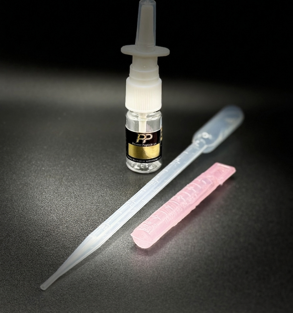 Nasal Spray Kit DIY 10ml amber bottle with Addipak saline - Pioneer Peptide Lab Supplies