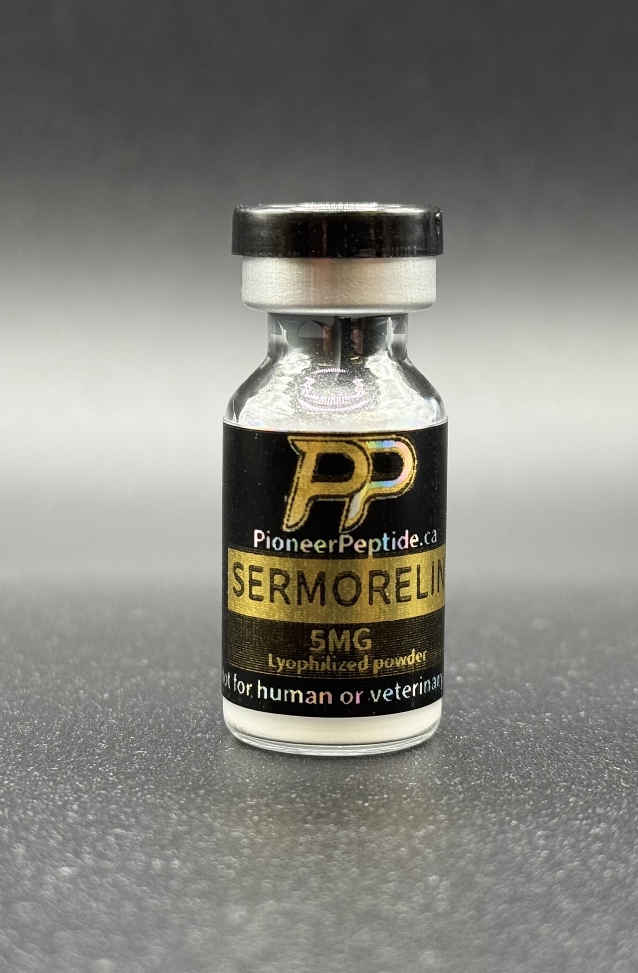 Premium Sermorelin 5mg Research Peptide Vial - High Purity Lyophilized Powder