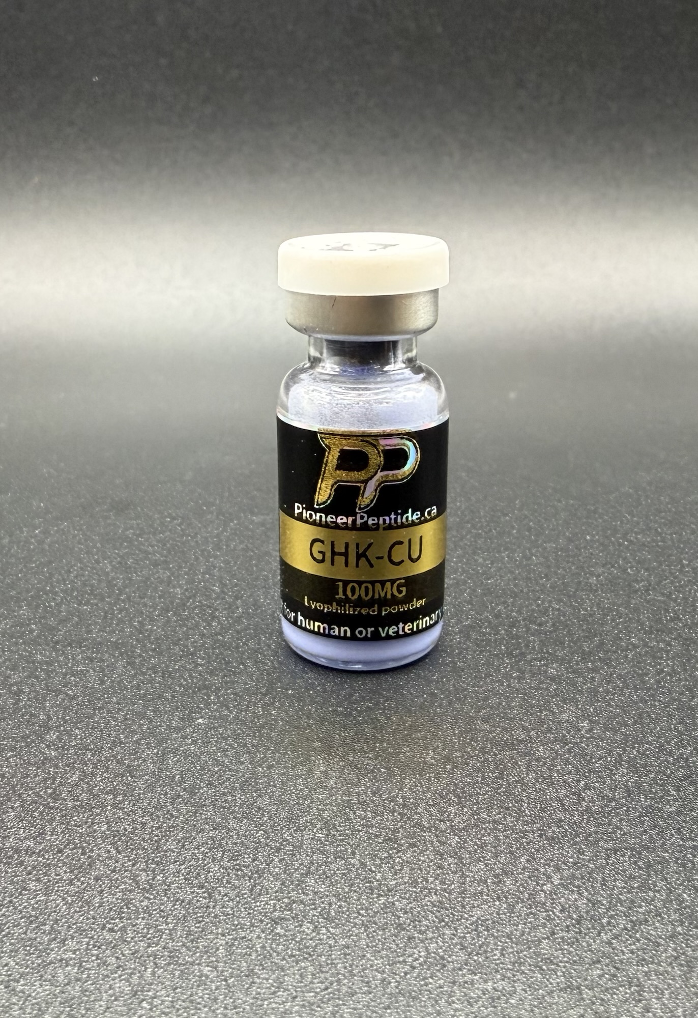 GHK-Cu 100mg Vial - Pioneer Peptide Canada