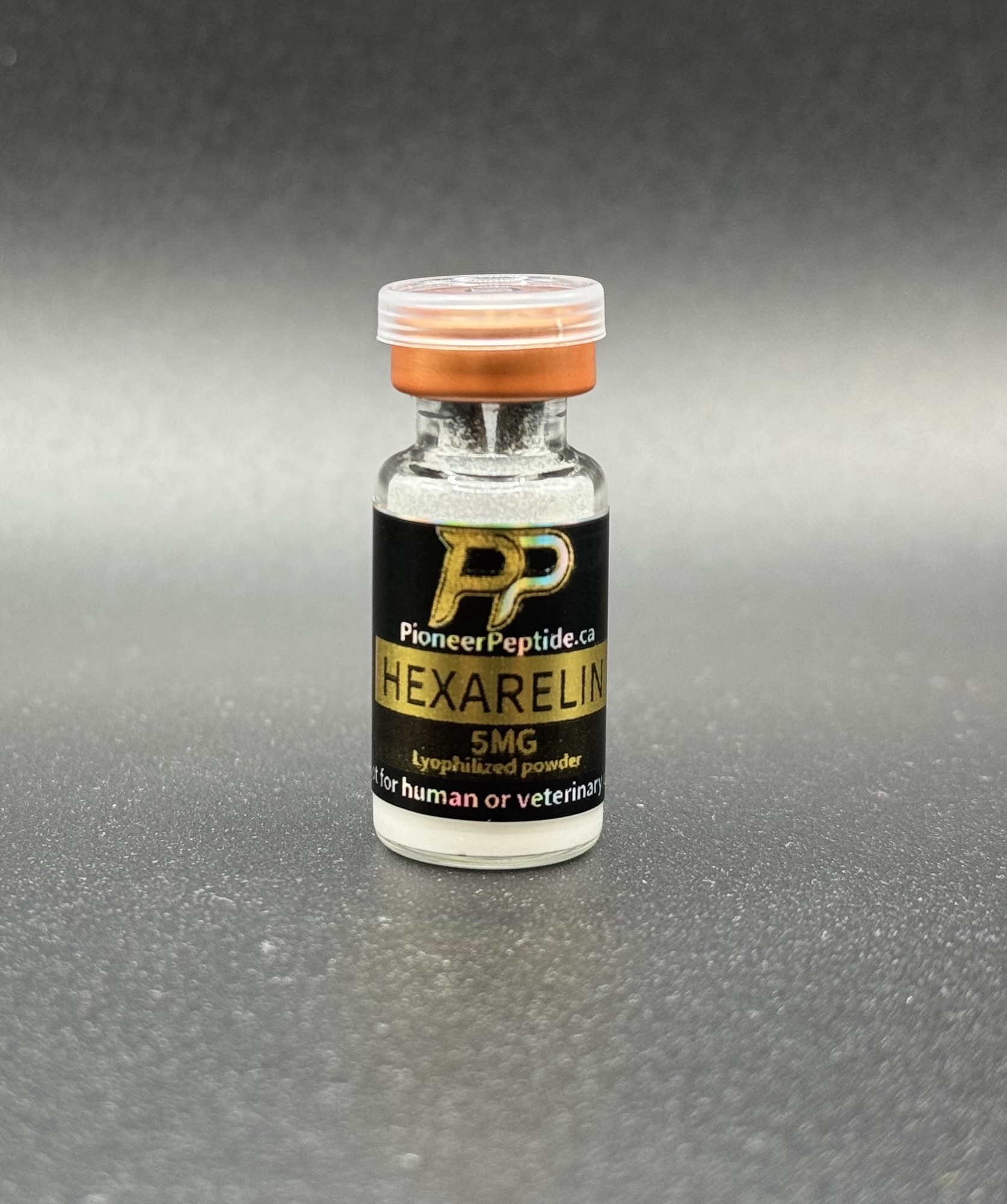 Hexarelin 5mg vial premium research grade PioneerPeptide