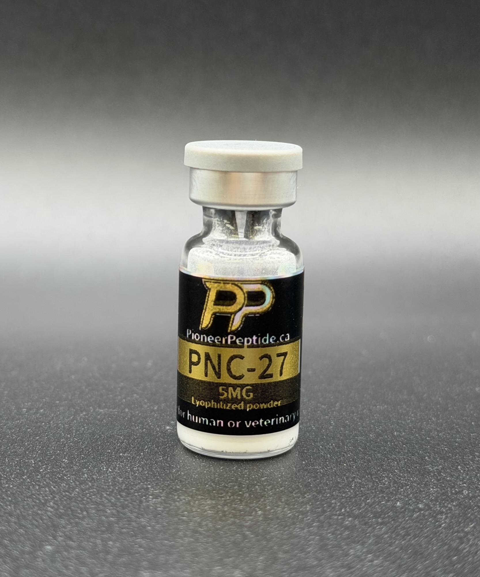 PNC-27 5mg research peptide vial - Pioneer Peptide