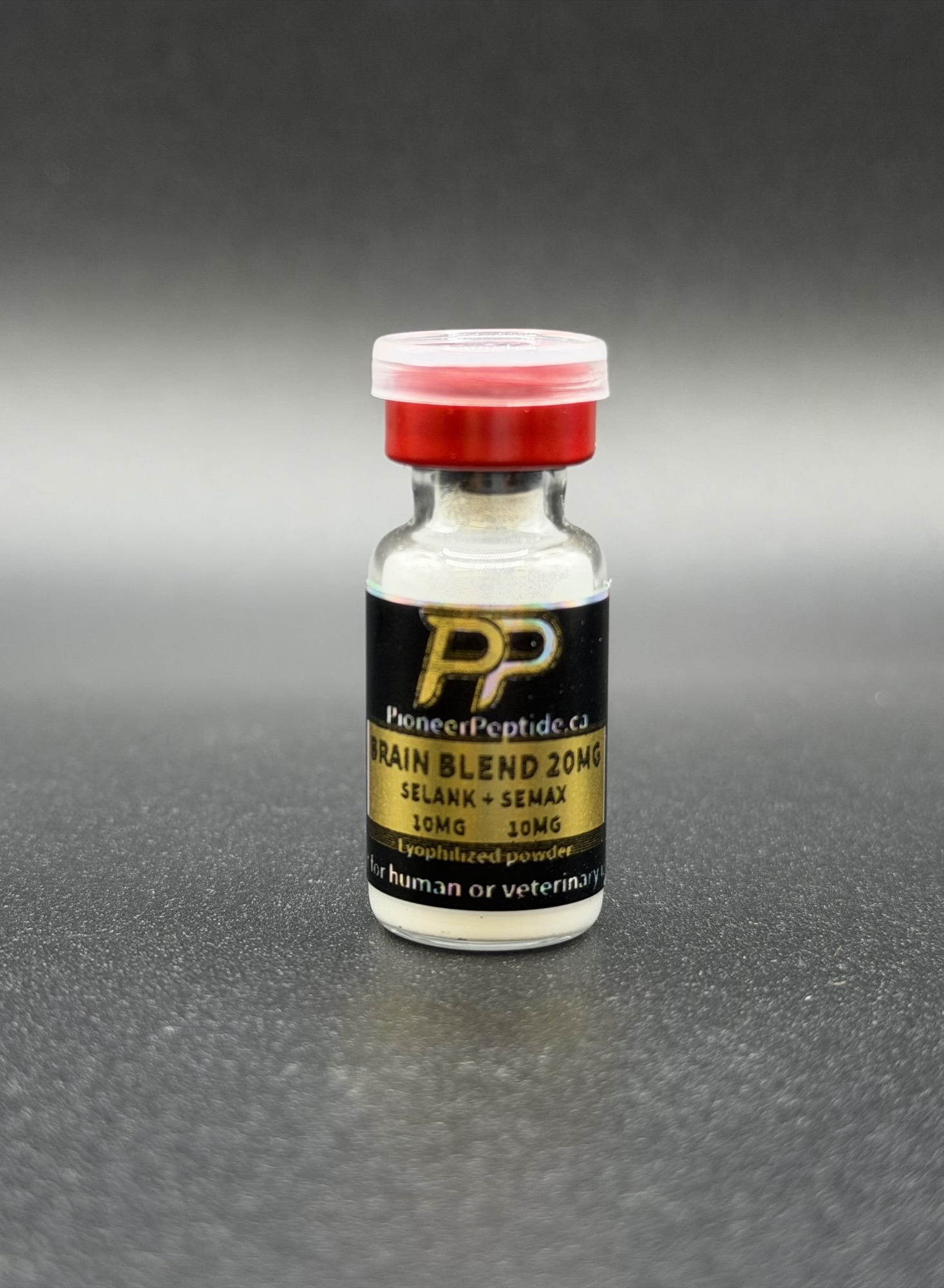 Brain Blend 20mg Semax 10mg Selank 10mg research peptide vial - Pioneer Peptide